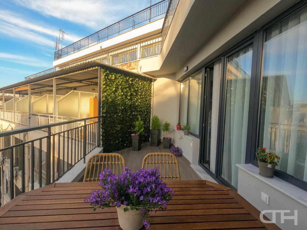 Luxury 80M2 Apartment With Balcony Downtown Thessaloniki Exterior foto